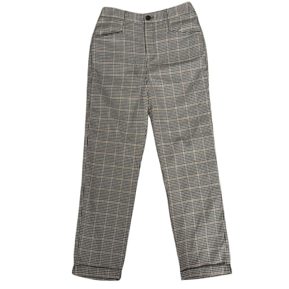 Urban Outfitters Womens‎ Multicolor Houndstooth Pants Flat Front Mid Rise Size 4